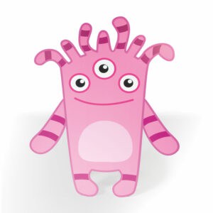 Monster pink Flachware