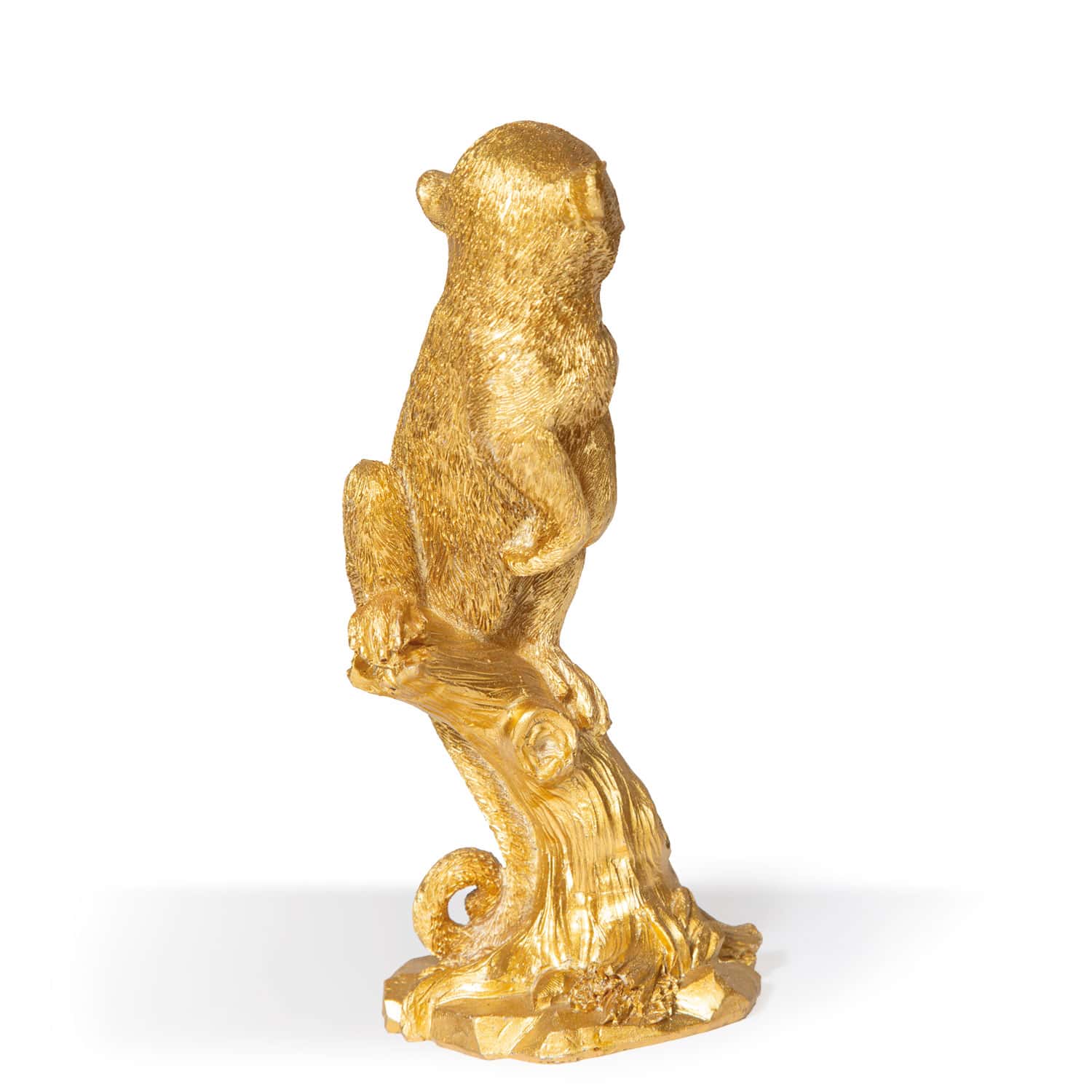 Dekofigur Affe gold – Bild 2