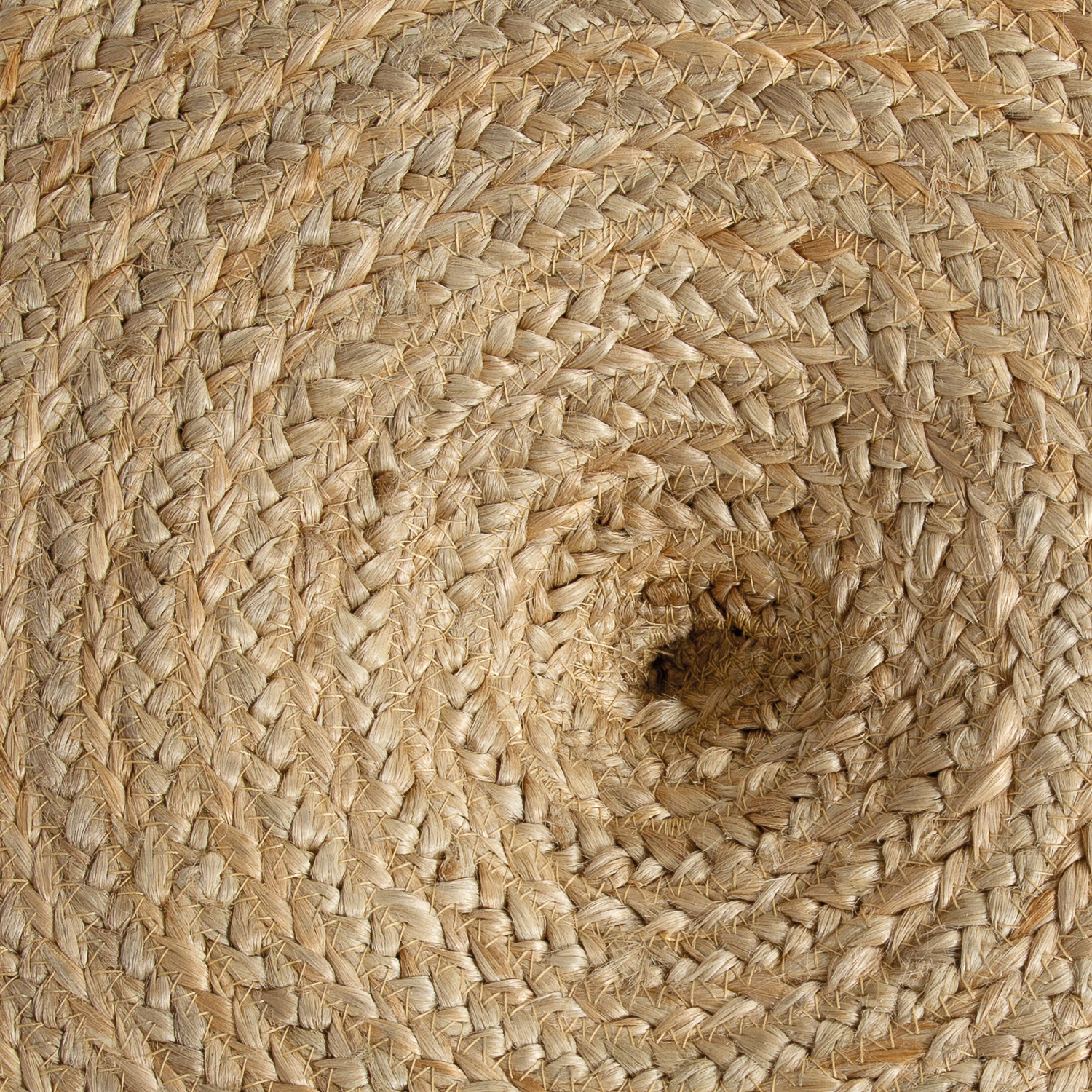 Sitzpouf aus Jute geflochten – Bild 4
