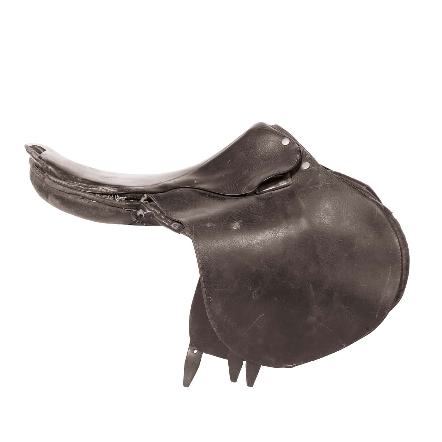 Pferdesattel Leder Vintage – Bild 3