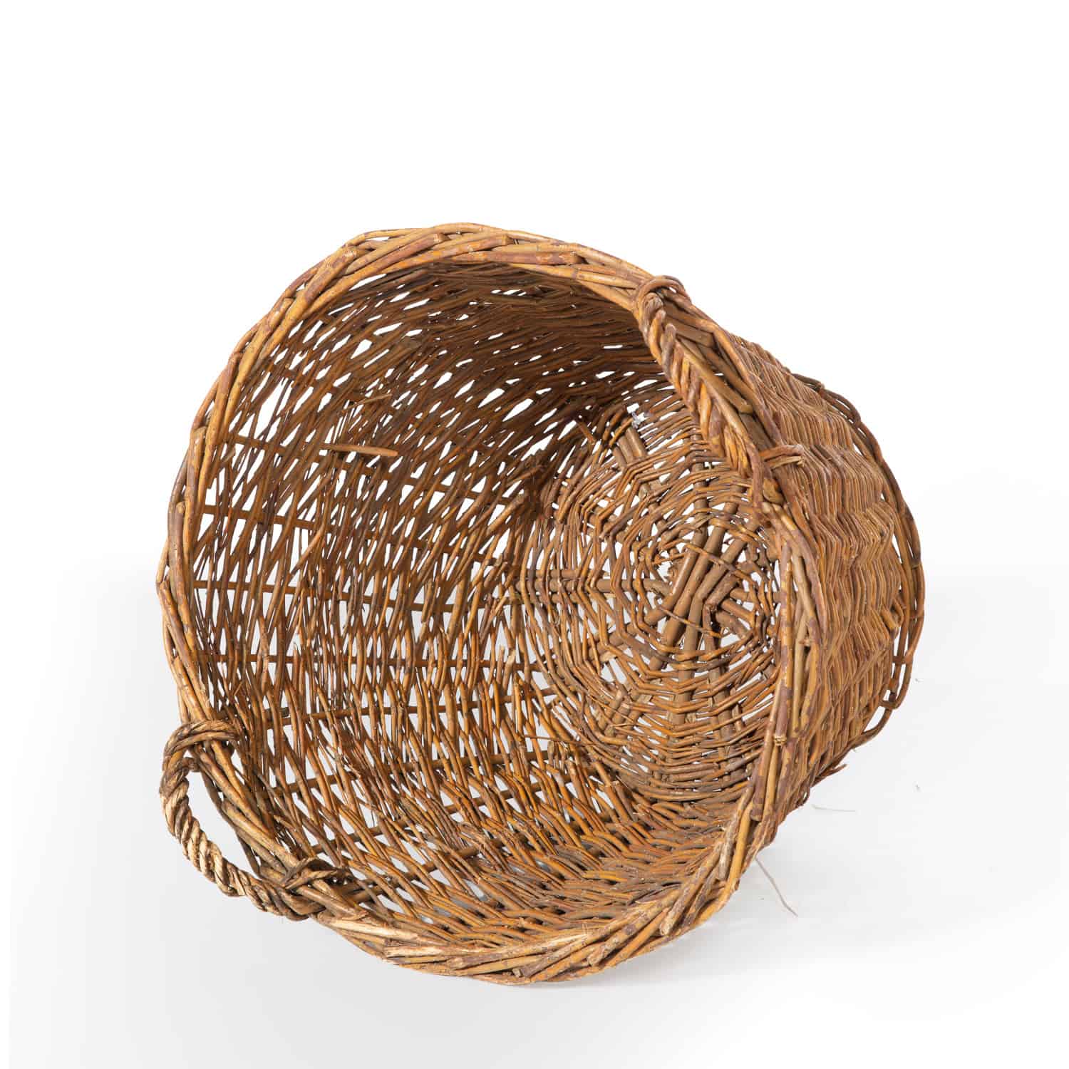 Rattankiepe, rund, braun – Bild 2