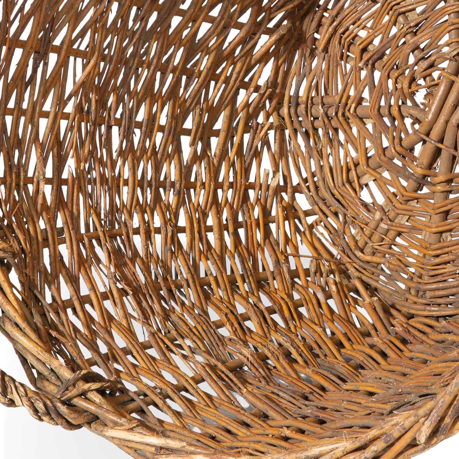 Rattankiepe, rund, braun – Bild 3