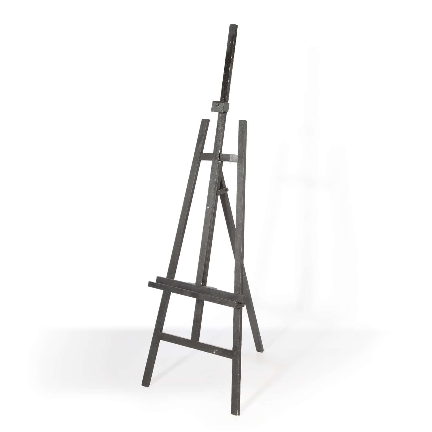 Staffelei Vintage, Schwarz, Holz