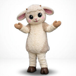 Schaf Maskottchen Kostüm